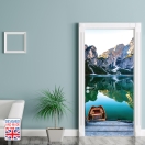 Nalepka za vrata Gorsko jezero (90x200 cm)