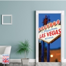 Nalepka za vrata Las Vegas (90x200 cm)