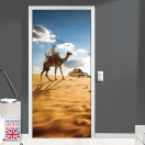 Nalepka za vrata Puščavska avantura (90x200 cm)