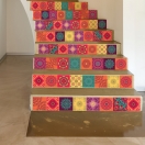 Motiv Barvite Mandala ploščice 15x15 cm - 24 kosov