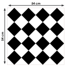 Samolepilna tapeta Diamanti (4x 54x54 cm)