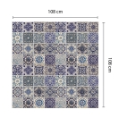 Samolepilna tapeta Modre španske ploščice (4x 54x54 cm)