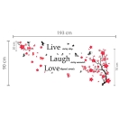 Motiv Življenje, smeh in ljubezen in Črno-rdeče drevo