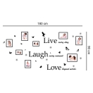 Motiv Življenje, smeh in ljubezen in Foto okvirji
