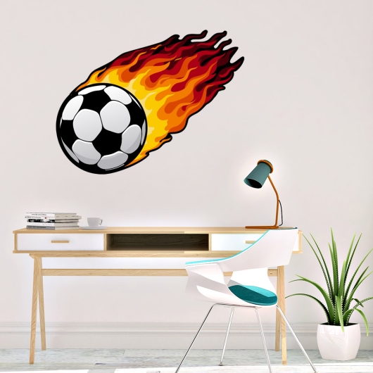 Motiv Ognjena nogometna žoga