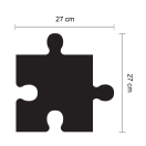 Piši in briši nalepka Puzzle (4 kosi)