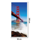 Nalepka za vrata Golden Gate (90x200 cm)