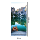 Nalepka za vrata Gorsko jezero (90x200 cm)